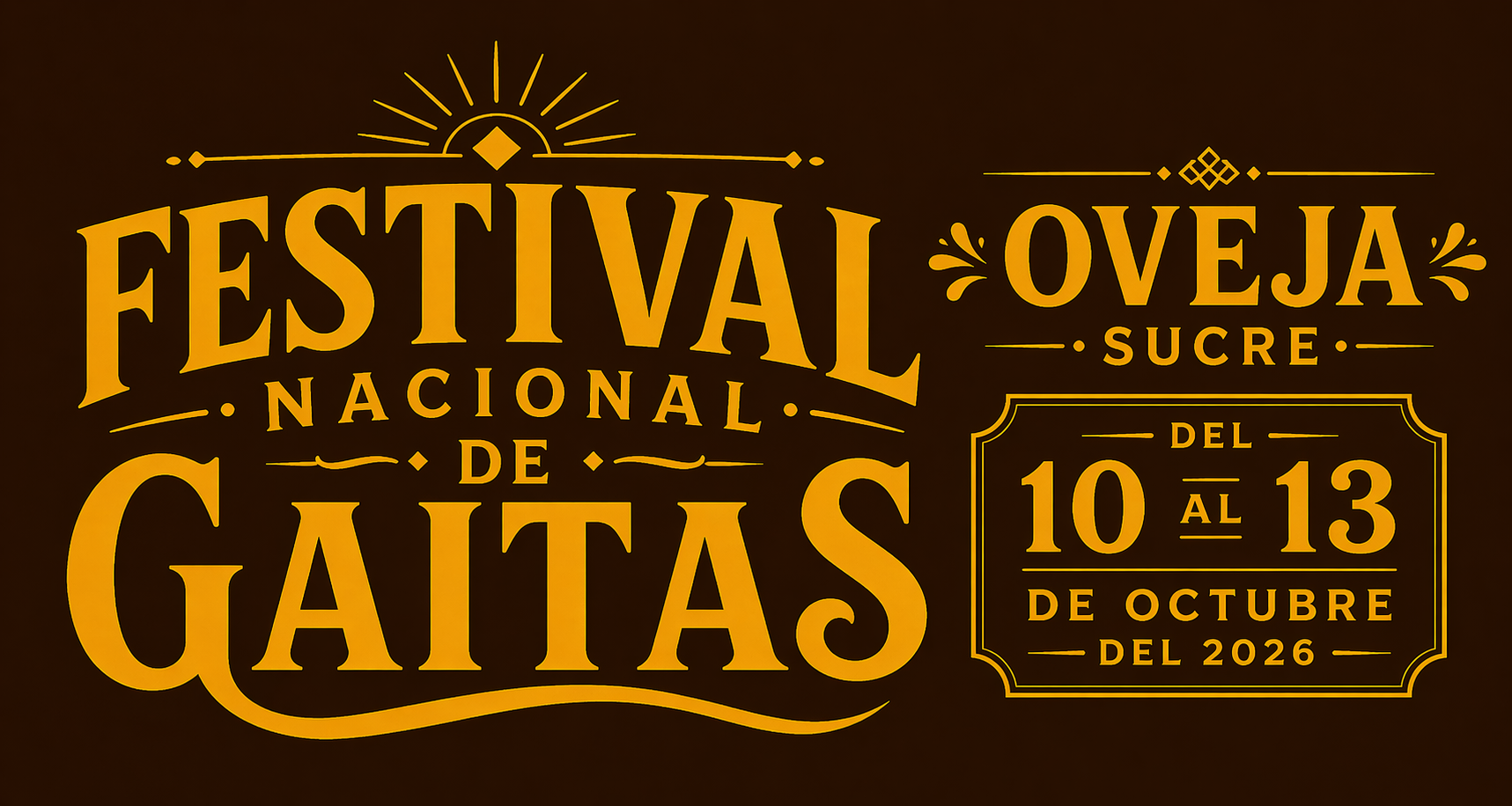 Festival nacional de gaitas en ovejas sucre